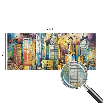 Foto tapet med bypanorama