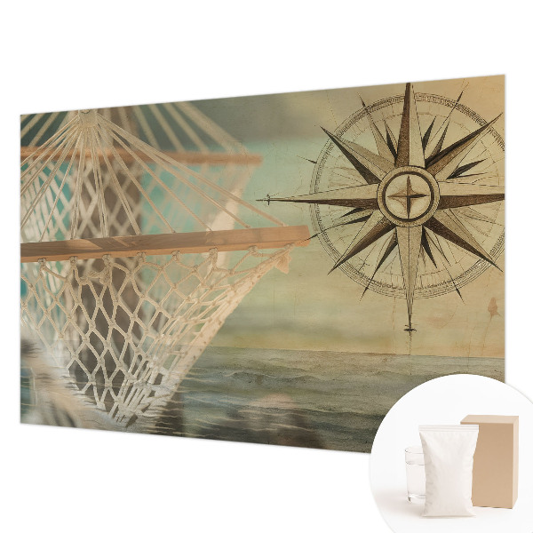 Vlies fototapet med motiv af afslapning ved havet