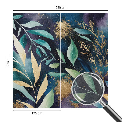 Fotostat med motiv af botaniske blade