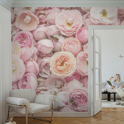 Væg tapet Smukke blomster