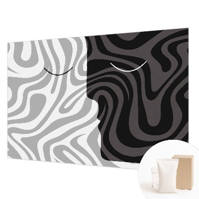 Fototapet soveværelse Abstrakte ansigter