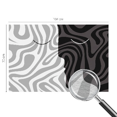 Fototapet soveværelse Abstrakte ansigter