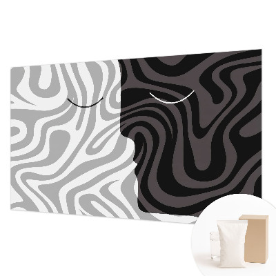 Fototapet soveværelse Abstrakte ansigter