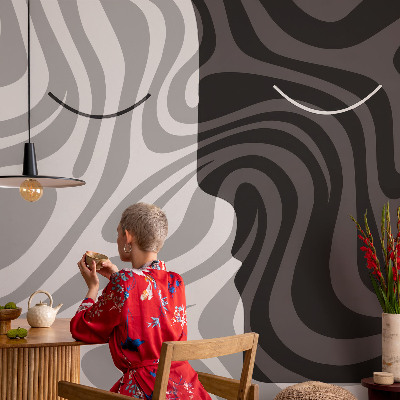 Fototapet soveværelse Abstrakte ansigter