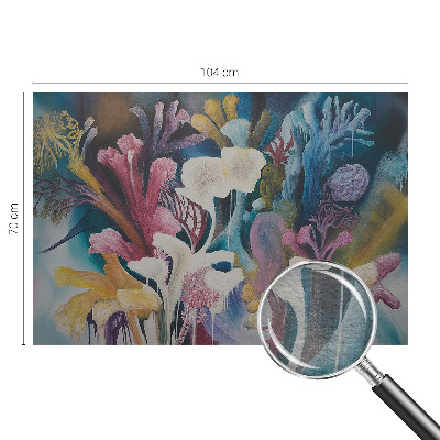 Fototapet efter mål med motiv af en blomstereksplosion