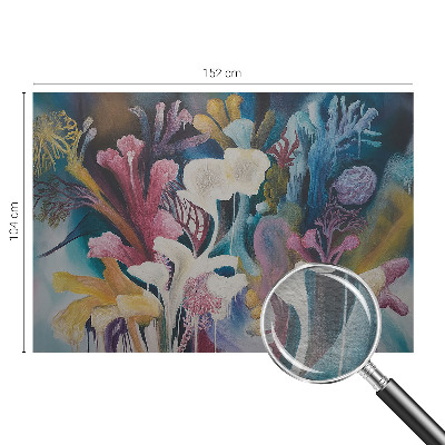 Fototapet efter mål med motiv af en blomstereksplosion