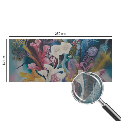 Fototapet efter mål med motiv af en blomstereksplosion