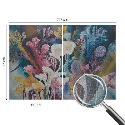 Fototapet efter mål Blomstereksplosion
