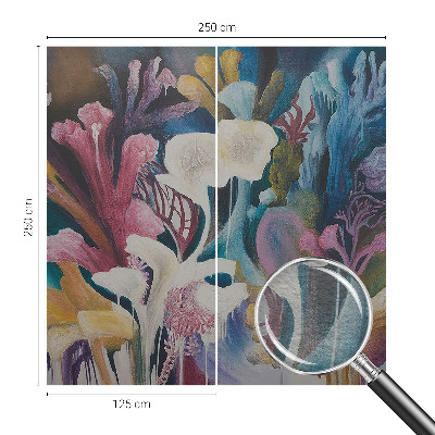 Fototapet efter mål Blomstereksplosion