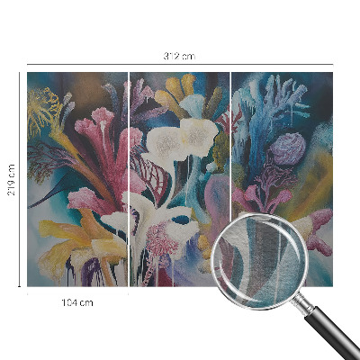 Fototapet efter mål Blomstereksplosion