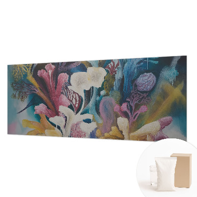 Fototapet efter mål med motiv af en blomstereksplosion