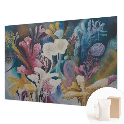 Fototapet efter mål med motiv af en blomstereksplosion