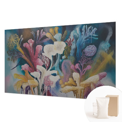 Fototapet efter mål med motiv af en blomstereksplosion