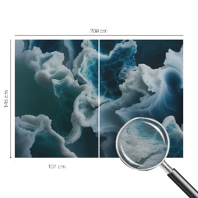 Fotovæg soveværelse Havbølger