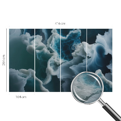 Fotovæg soveværelse Havbølger