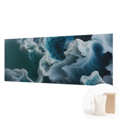 Fotovæg soveværelse Havbølger