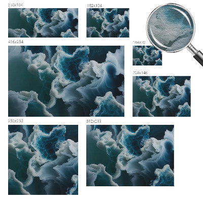 Fotovæg soveværelse Havbølger