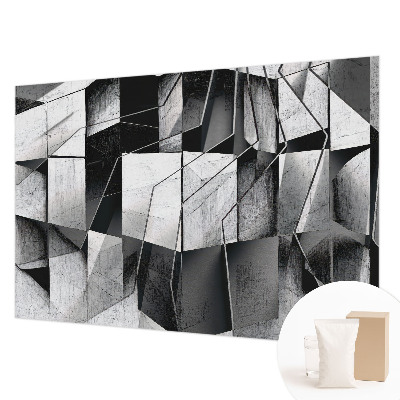 Høj kvalitet fototapet med et geometrisk abstrakt motiv