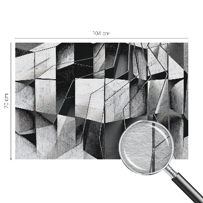 Høj kvalitet fototapet med et geometrisk abstrakt motiv