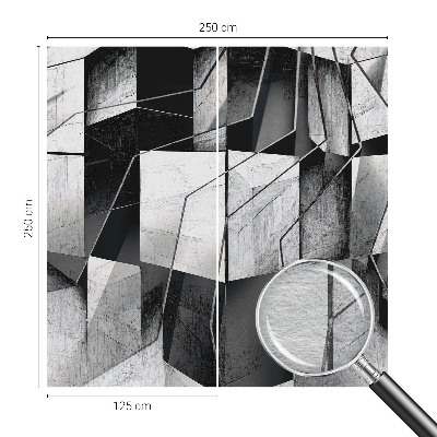 Høj kvalitet fototapet med et geometrisk abstrakt motiv