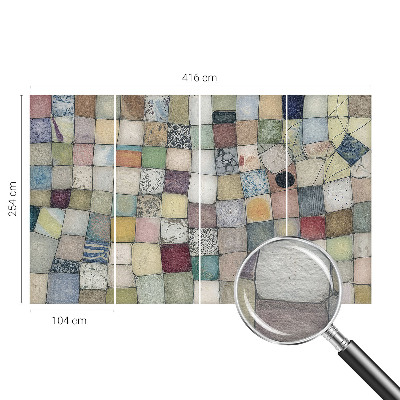 Fototapet Farverig mosaik