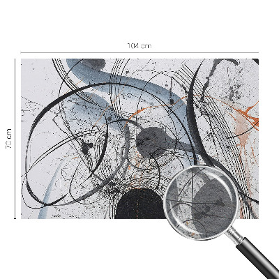 Vlies fototapet med et ekspressivt abstrakt motiv