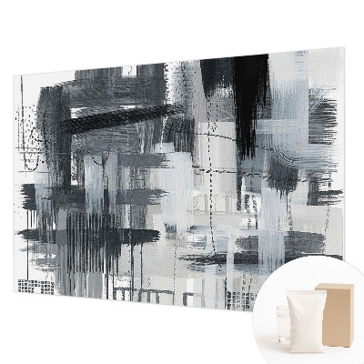 Fotovæg med moderne kunst