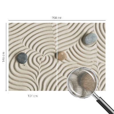 Non-woven fototapet med motiv af harmoniske bølger