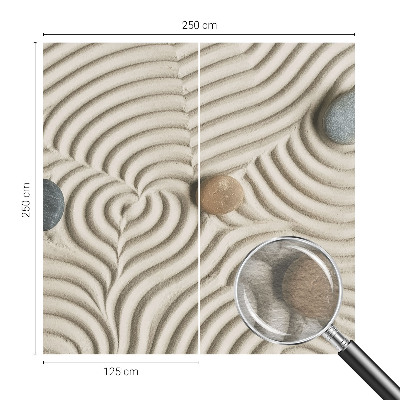 Non-woven fototapet med motiv af harmoniske bølger