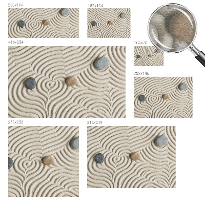 Non-woven fototapet med motiv af harmoniske bølger