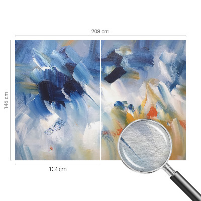 Tapet Farverige streger