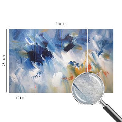 Tapet Farverige streger