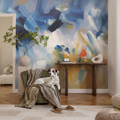 Tapet Farverige streger