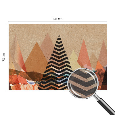 Tapet væg Abstrakt landskab