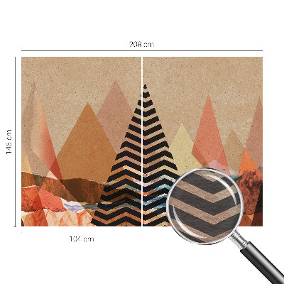 Tapet væg Abstrakt landskab