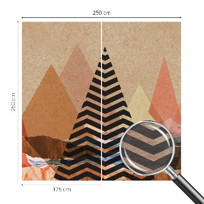 Tapet væg Abstrakt landskab