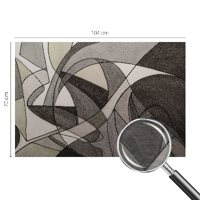 Fototapet børneværelse med geometrisk abstraktion som motiv