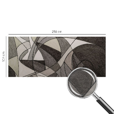 Fototapet børneværelse med geometrisk abstraktion som motiv