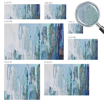 Fototapet til børn Blå kaskader