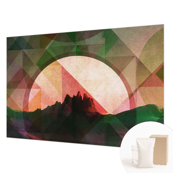 Fotovæg soveværelse Maleriske bakker