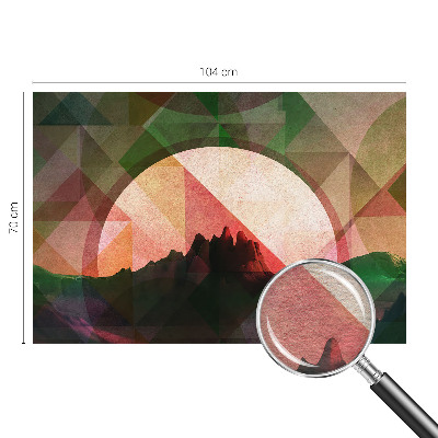 Fotovæg soveværelse Maleriske bakker