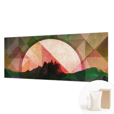 Fotovæg soveværelse Maleriske bakker