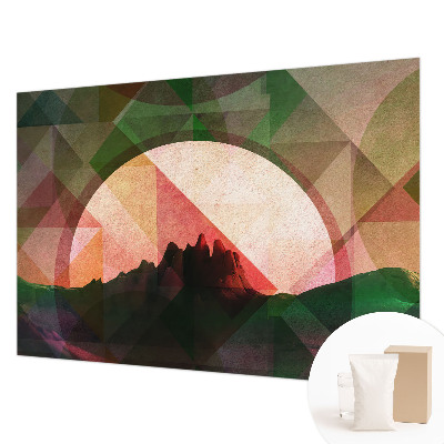 Fotovæg soveværelse Maleriske bakker