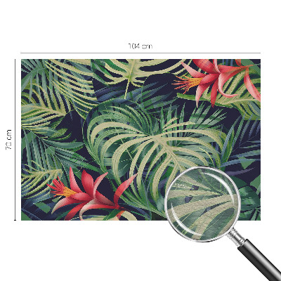 Fototapet efter mål med motiv af eksotiske planter