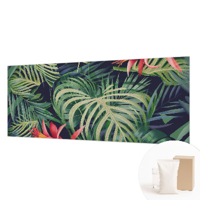 Fototapet efter mål med motiv af eksotiske planter
