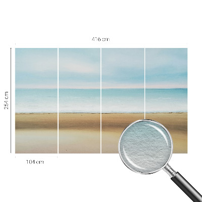 Stor fototapet Kystlandskab