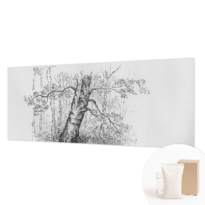 Fototapet med motiv af skovtræer