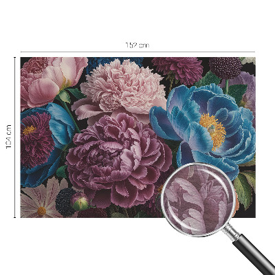 Non-woven fototapet Farverige blomster