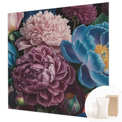 Non-woven fototapet Farverige blomster