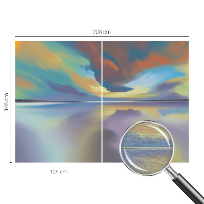 Væg tapet Regnbue solnedgang